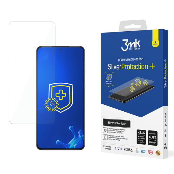 Apsauginė ekrano plėvelė Samsung S21 5G - 3mk Silver Protection+