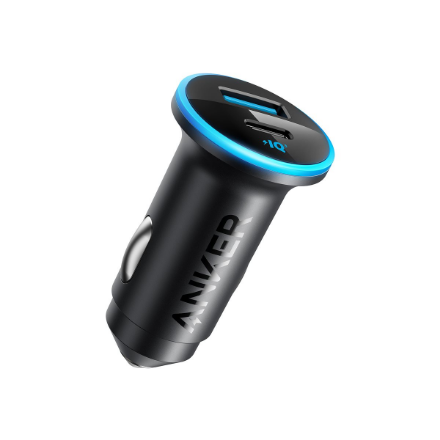 Automobilinis įkroviklis Anker A2735G11, USB Type C/USB, juoda sp.