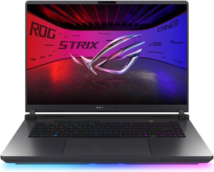 Nešiojamas kompiuteris Asus ROG Strix G16, Ryzen 9 8940HX, 16 GB, 1 TB, 16 ", Nvidia GeForce RTX 5070, juoda sp., en