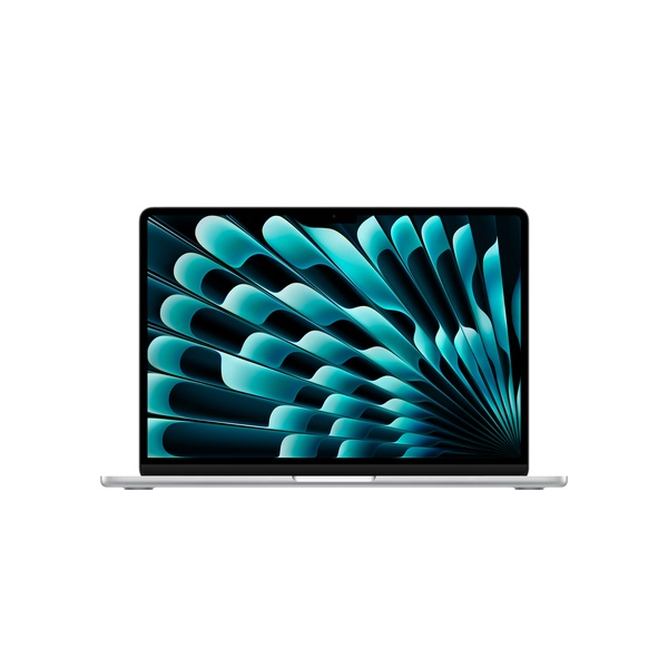 Nešiojamas kompiuteris Apple MacBook Air 13 MW0W3ZE/A, M4, 16 GB, 256 GB, 13.6 ", 8-Core GPU, sidabro sp., anglų (int)
