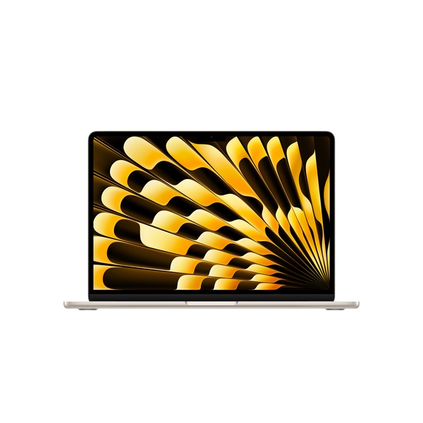 Nešiojamas kompiuteris Apple MacBook Air 13 MW0Y3ZE/A, M4, 16 GB, 256 GB, 13.6 ", 8-Core GPU, aukso sp., anglų (int)