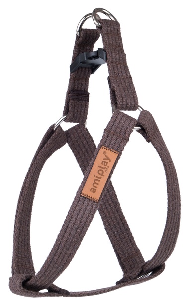 Petnešos šunims Amiplay Cotton, ruda sp., 300 - 550 mm x 20 mm, M