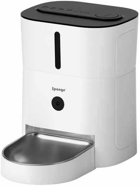 Automatinė šėrykla Sponge Smart Camera, 3 l, 20.8 cm x 16.6 cm x 27.4 cm, balta sp.