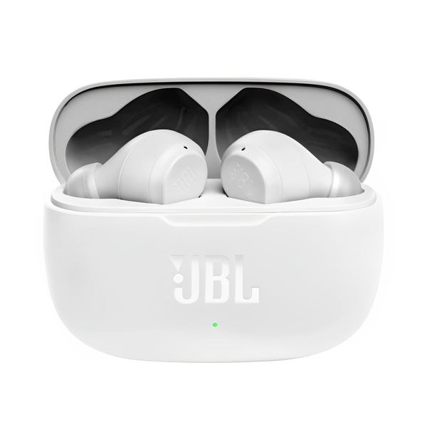 Belaidės ausinės JBL Wave 200 TWS JBLW200TWSWH, balta sp.