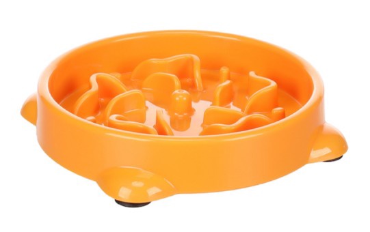 Lėto maitinimo dubenėlis gyvūnui Flamingo Bini Slow Feeder, 0.3 l, 16 cm x 16 cm