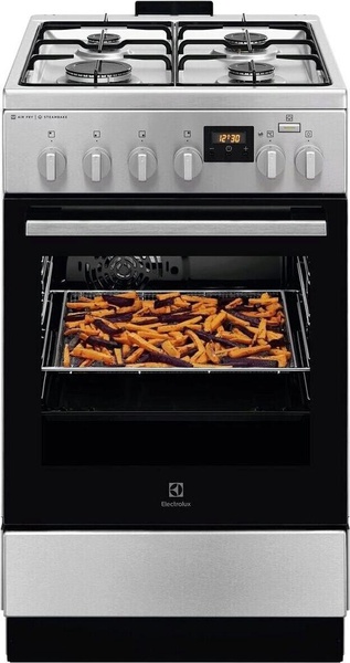 Dujinė viryklė su elektrine orkaite Electrolux 600 serija „SteamBake“ LKK560228X