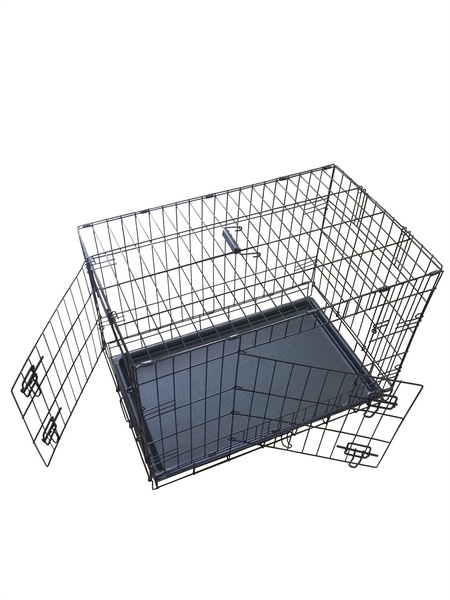 Šuns narvas Höppy, 100.7 x 71 x 79 cm, metalas