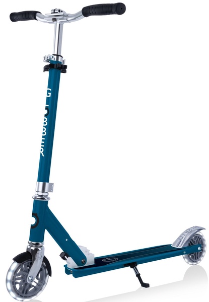 Vaikiškas paspirtukas Globber Flow Element Lights, mėlyna sp.