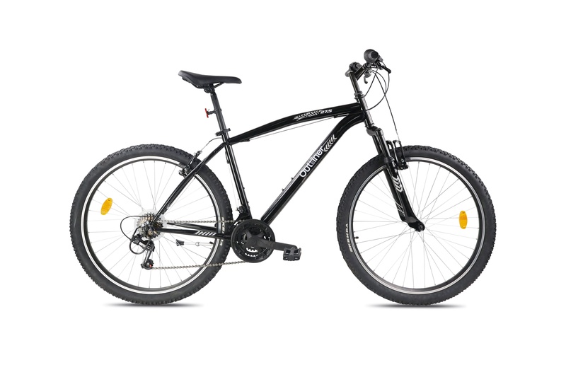 Dviratis kalnų Outliner, 27.5 ", 19" rėmas, juoda sp.