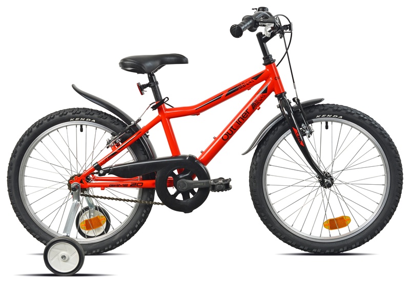 Vaikiškas dviratis, kalnų Outliner 9400U, raudona sp., 11", 20"