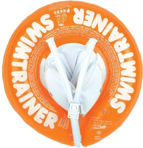Pripučiamas ratas Freds Swimtrainer, oranžinė sp., 39 cm