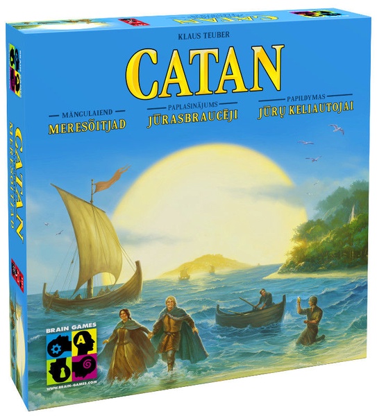 Stalo žaidimo papildymas Catan Brain Games Catan Seafarers, LT LV EE