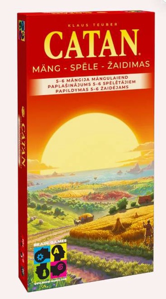 Stalo žaidimo papildymas Catan Brain Games Catan Extension 5-6 Players BRG#CAT56
