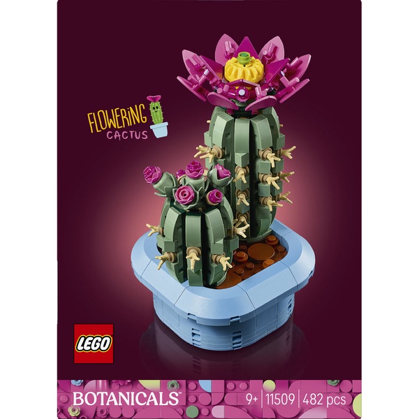 Konstruktorius LEGO® Botanicals Žydintis kaktusas Augalų dekoras 11509, 482 vnt.