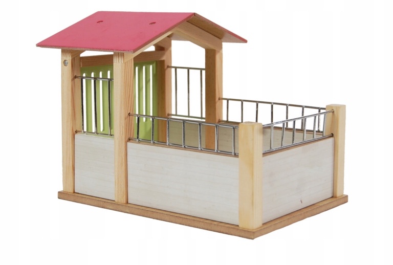 Figūrėlių priedų rinkinys, žirgų aptvaras Hipo 610206, ruda sp.