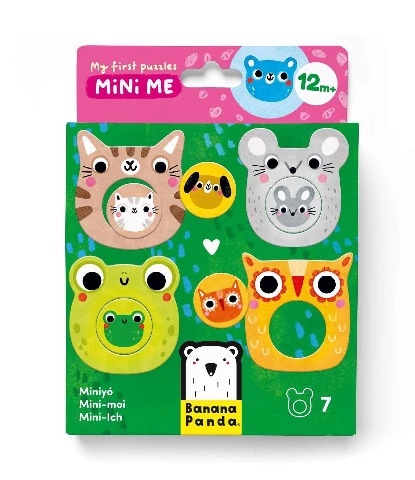 Dėlionė Bananapanda My First Mini Me, įvairių spalvų, 7 vnt.