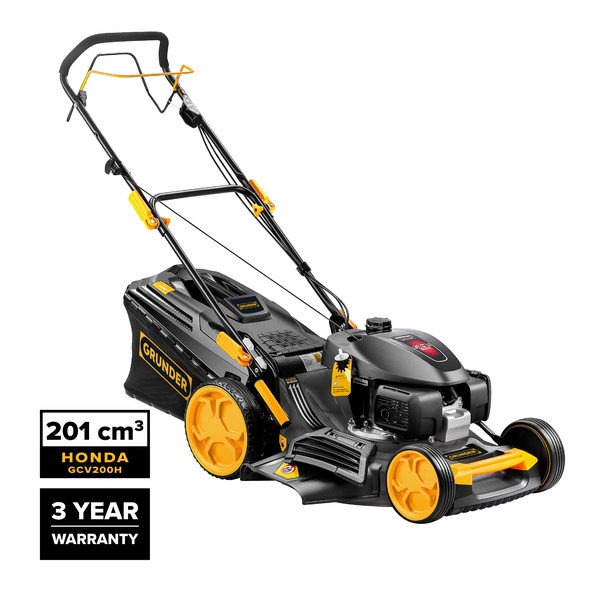 Benzininė vejapjovė savaeigė Grunder S532VHY-GCV200H, 52 cm