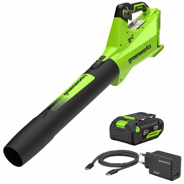 Akumuliatorinis lapų pūstuvas Greenworks