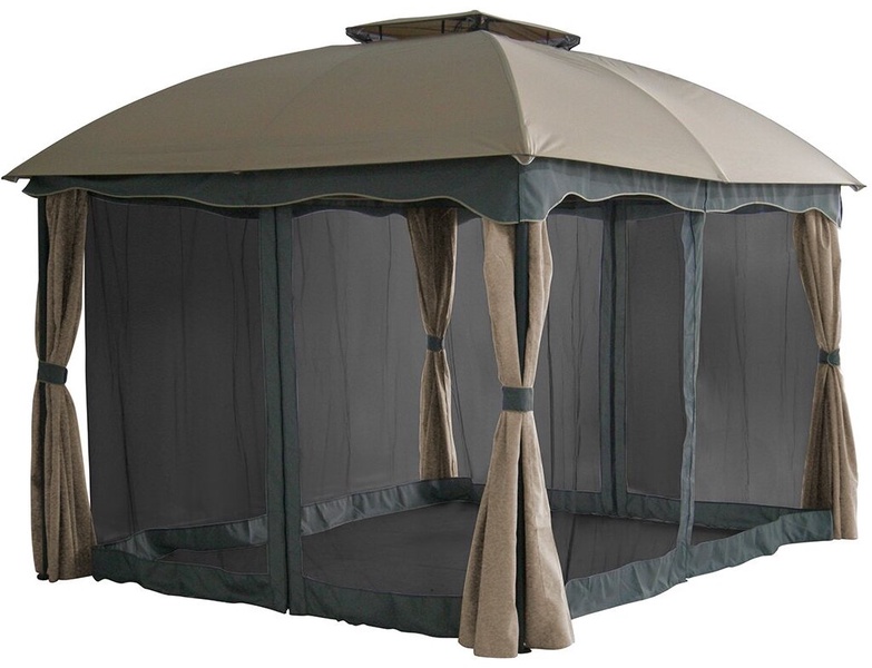 Pavėsinė Domoletti Safari 2, 300 x 270 cm, ruda sp./pilka sp.