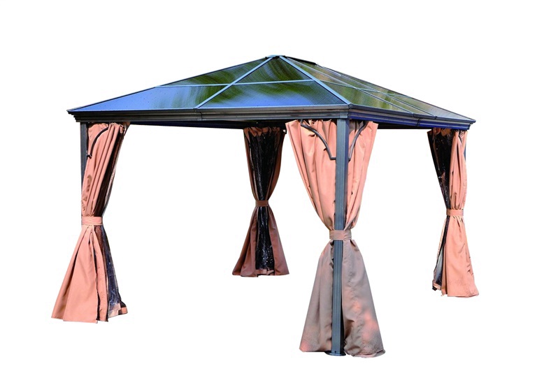 Pavėsinė Domoletti Grande, 300 x 300 x 265 cm, ruda sp.