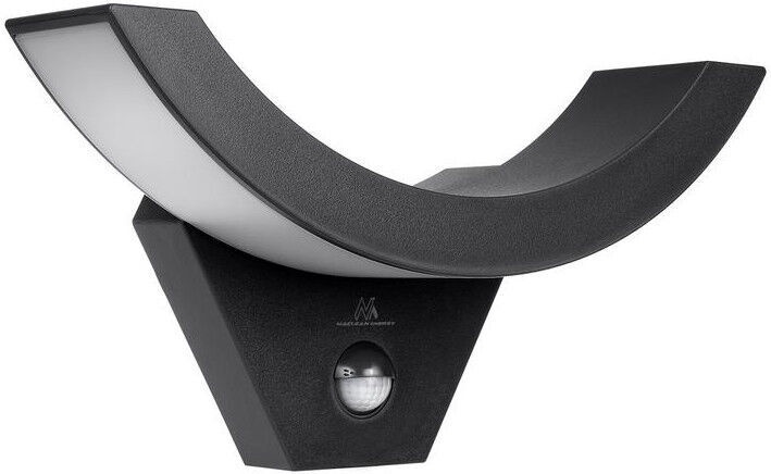 Prožektorius su judesio davikliu, tvirtinamas prie sienos Maclean MCE290 B, 10 W, 800 lm, 4000 °K, IP54, juoda sp.