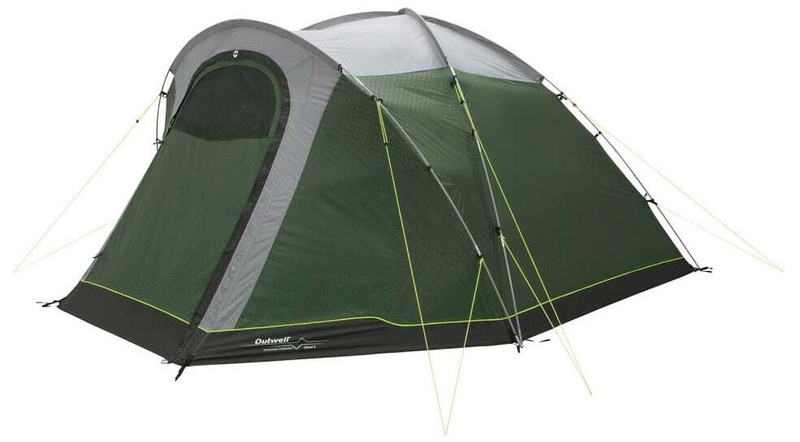 Penkiavietė palapinė Outwell Earth 5 Plus 111481, žalia sp., 360 cm x 320 cm x 185 cm