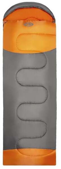 Miegmaišis Nils Camp NC2008, juoda sp./oranžinė sp., 215 cm