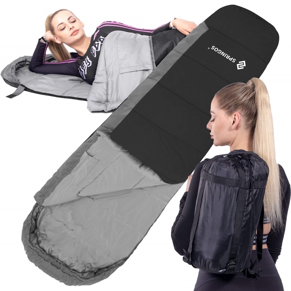 Miegmaišis Springos CS0046, juoda sp., 220 cm