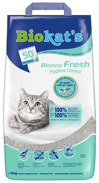 Kačių kraikas Gimborn Biokats Fresh, organinis (sušokantis), 10 kg