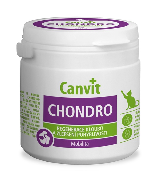 Maisto papildai, vitaminai katėms Canvit Chondro N100, 0.1 kg
