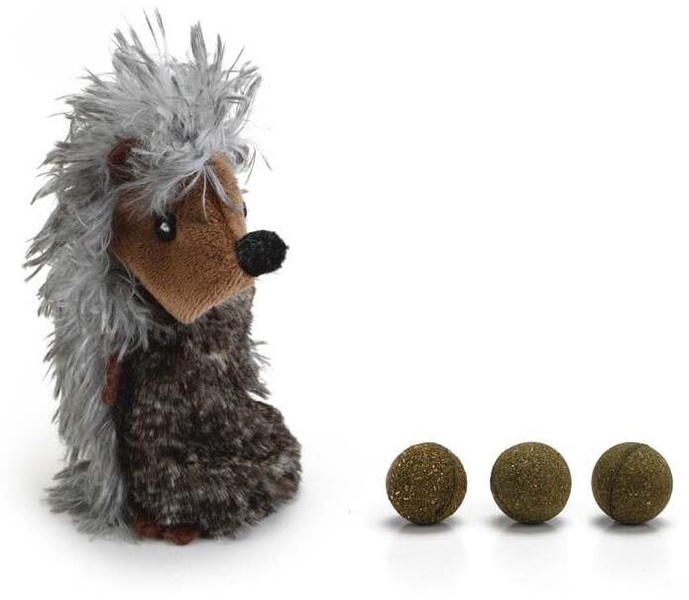 Žaislas katėms su katžole Beeztees Hedgehog 440564, įvairių spalvų, 11.5 cm