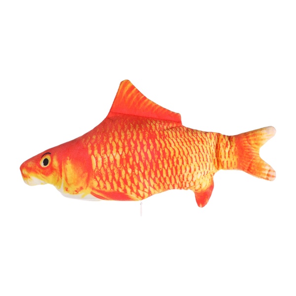 Elektroninis kačių žaislas Flamingo Moving Fish, oranžinė sp.