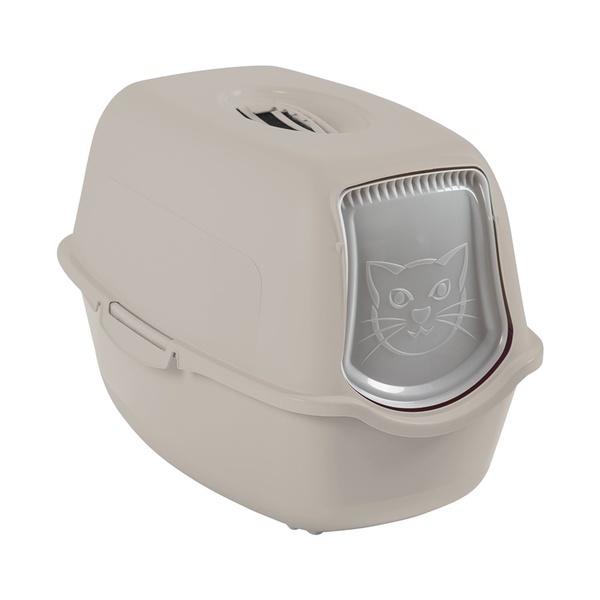 Uždaro tipo kačių tualetas Rotho 4552907422, geltona sp./smėlio sp., uždaras, 56 cm x 39 cm x 40 cm