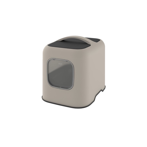 Uždaro tipo kačių tualetas Rotho, ivory beige sp., uždaras, 51 cm x 39.5 cm x 44.3 cm