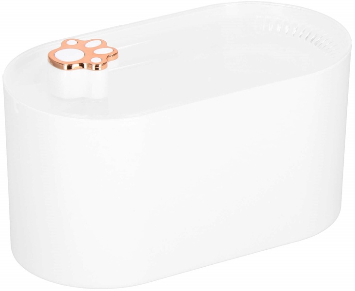 Gertuvė - fontanėlis Springos, 3 l, 25 cm x 13 cm x 13 cm, balta sp.