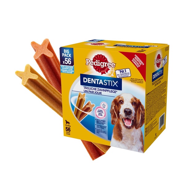 Skanėstas šunims Pedigree DentaStix, grūdai, 0.18 kg, 8 vnt.