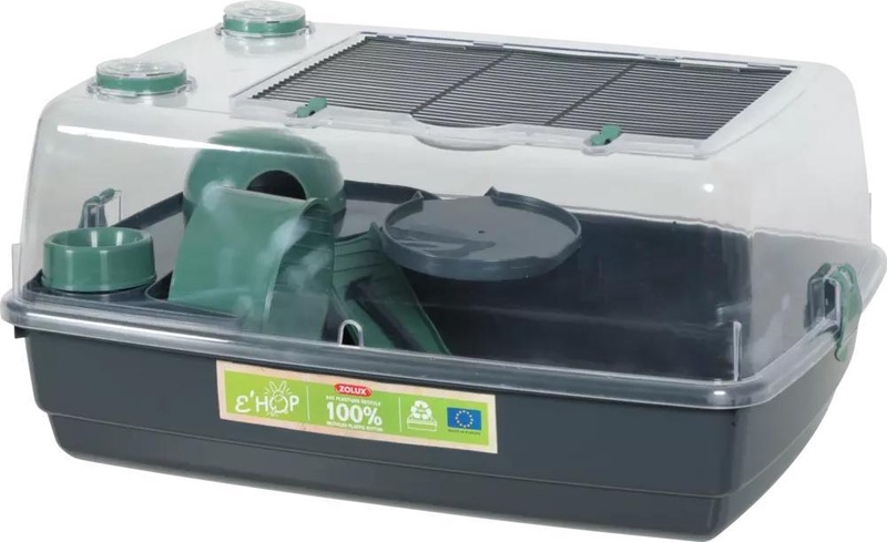 Narvas graužikams Zolux Ehop, 55 cm x 38 cm x 28 cm, žalia sp./grafito sp.