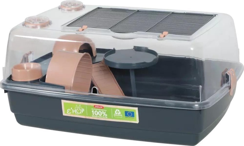 Narvas graužikams Zolux Ehop, 55 cm x 38 cm x 28 cm, rožinė sp./grafito sp.