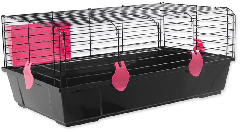 Narvas graužikams Plaček Matej, 80 cm x 46 cm x 35 cm, juoda sp./raudona sp.