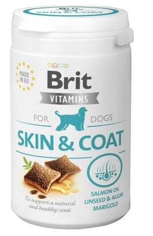 Vitaminai šunims Brit Vitamins Skin&Coat, lašiša, 0.15 kg