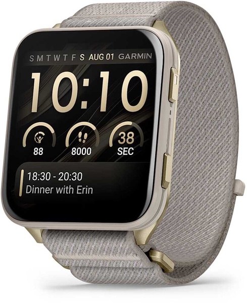 Išmanusis laikrodis Garmin Venu X1, aukso sp.
