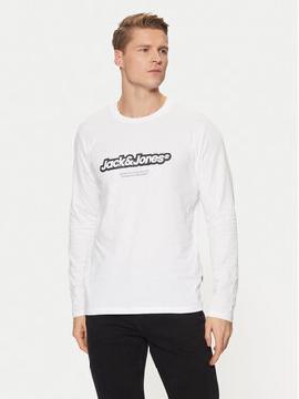 Jack & Jones Marškinėliai ilgomis rankovėmis · Balta