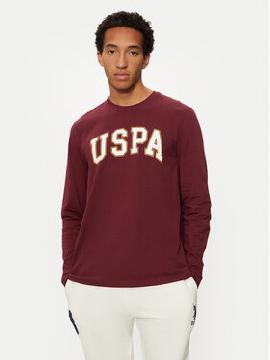 U.S. Polo Assn. Marškinėliai ilgomis rankovėmis · Raudona