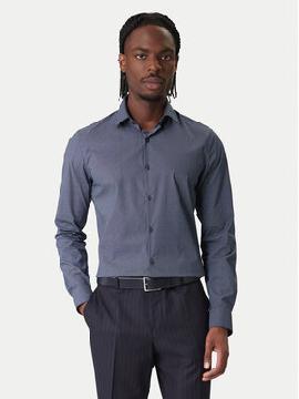 Calvin Klein Marškiniai · Tamsiai mėlyna · Slim Fit