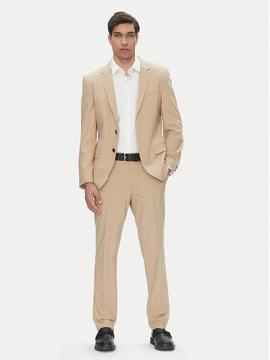 HUGO Kostiumas · Smėlio · Slim Fit