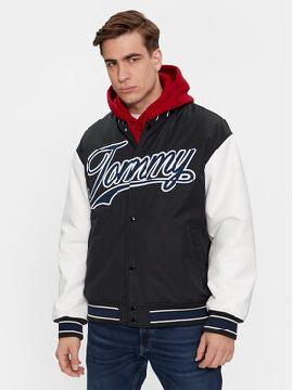 Tommy Jeans Bomber striukė · Juoda