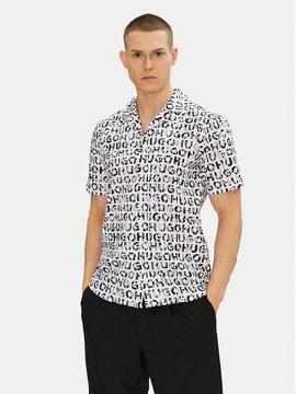 HUGO Marškiniai · Juoda · Relaxed Fit