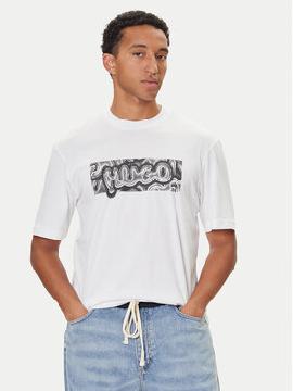 HUGO Marškinėliai · Balta