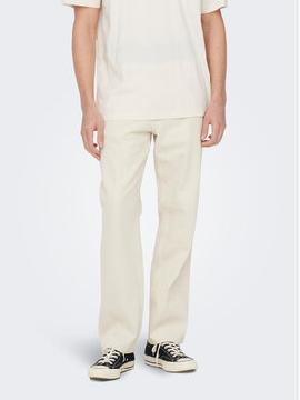 Only & Sons Džinsai · Balta · Relaxed Fit