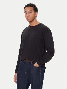 Tommy Hilfiger Marškinėliai ilgomis rankovėmis · Juoda